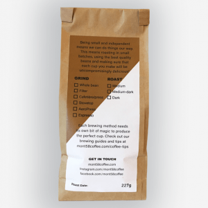 Mont58 coffee blends
